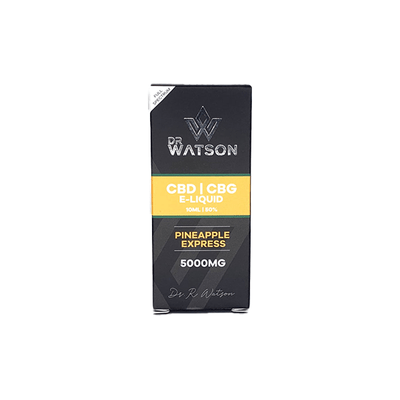 Dr Watson CBD Products Dr Watson 5000mg CBD E-Liquid Pineapple Express 10ml