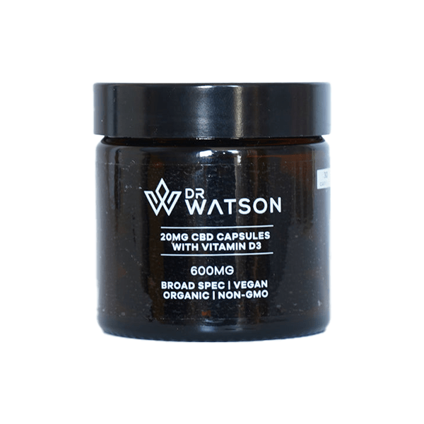 Dr Watson CBD Products Dr Watson 600mg CBD Capsules - 30 Caps