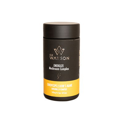 Dr Watson Nootropics & Supplements Dr Watson Energise Mushroom Complex - 60 Caps