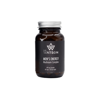 Dr Watson Nootropics & Supplements Dr Watson Men's Energy Mushroom Vegan Capsules 60 Pcs