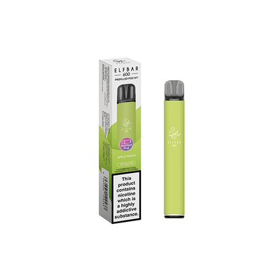 ELF Bar Vaping Products 20mg Elf Bar 600 Prefilled Pod Vape Kit 600 Puffs