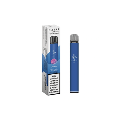 ELF Bar Vaping Products 20mg Elf Bar 600 Prefilled Pod Vape Kit 600 Puffs