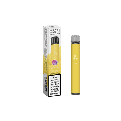 ELF Bar Vaping Products 20mg Elf Bar 600 Prefilled Pod Vape Kit 600 Puffs