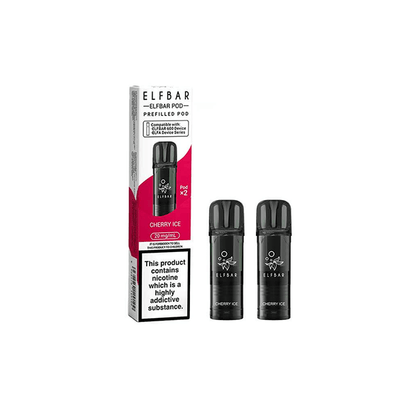 ELF Bar Vaping Products 20mg Elf Bar 600 Prefilled Pods 2ml 1200 Puffs - 2 Pcs