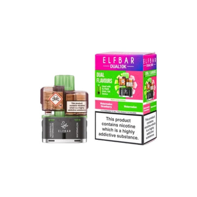 ELF Bar Vaping Products 20mg ELFBAR Dual 10K Prefilled Pod Pack 10000 Puffs