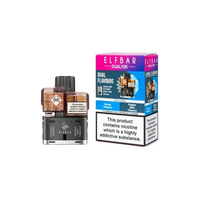 ELF Bar Vaping Products 20mg ELFBAR Dual 10K Prefilled Pod Pack 10000 Puffs
