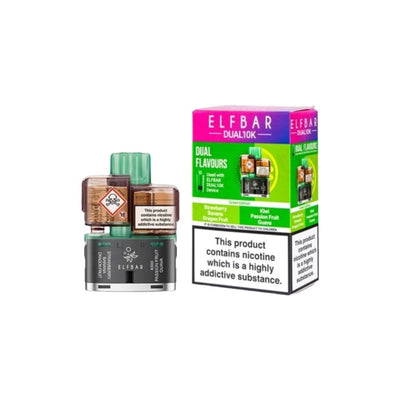 ELF Bar Vaping Products 20mg ELFBAR Dual 10K Prefilled Pod Pack 10000 Puffs