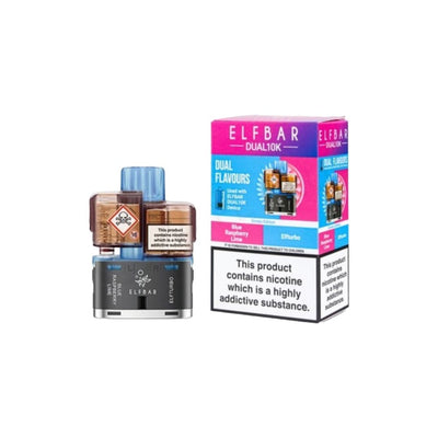 ELF Bar Vaping Products 20mg ELFBAR Dual 10K Prefilled Pod Pack 10000 Puffs