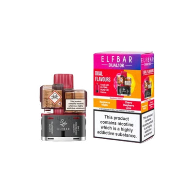 ELF Bar Vaping Products 20mg ELFBAR Dual 10K Prefilled Pod Pack 10000 Puffs