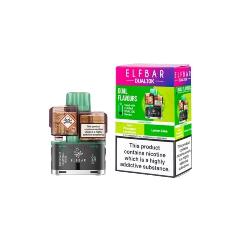 ELF Bar Vaping Products 20mg ELFBAR Dual 10K Prefilled Pod Pack 10000 Puffs