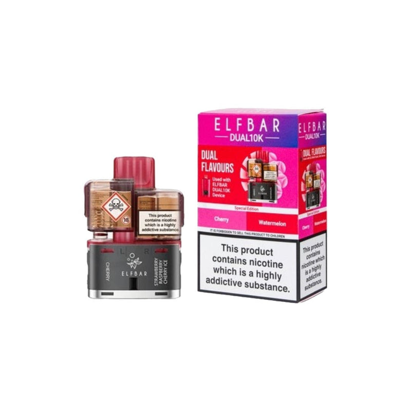 ELF Bar Vaping Products 20mg ELFBAR Dual 10K Prefilled Pod Pack 10000 Puffs