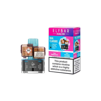 ELF Bar Vaping Products 20mg ELFBAR Dual 10K Prefilled Pod Pack 10000 Puffs