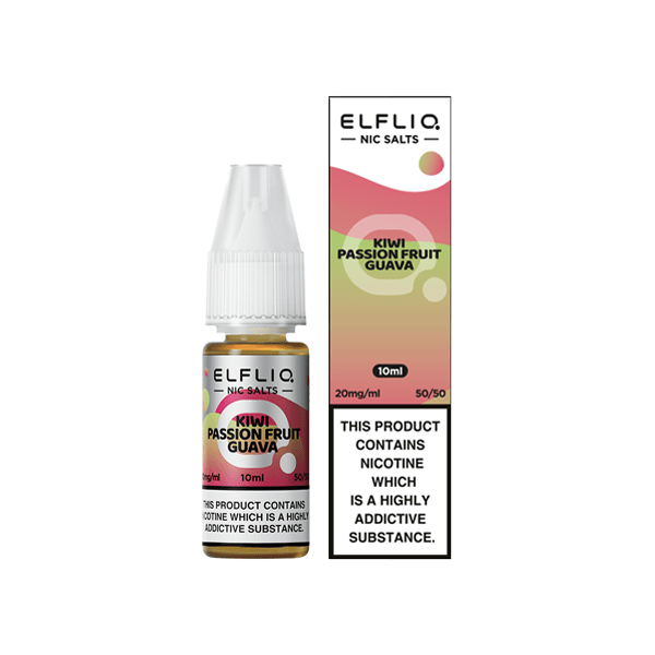 ELF Bar Vaping Products 20mg ELFLIQ By Elf Bar 10ml Nic Salt (50VG/50PG)