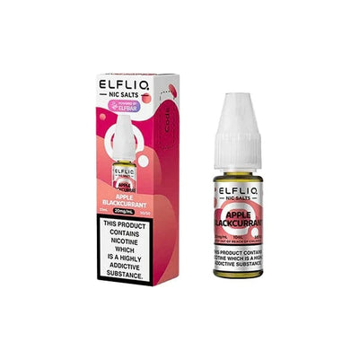 ELF Bar Vaping Products Apple Blackcurrant ELFLIQ By Elf Bar 5mg Nic Salt 10ml (50VG/50PG)