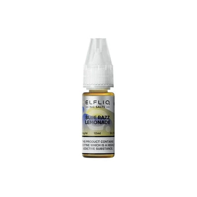 ELF Bar Vaping Products Blue Razz Lemonade ELFLIQ By Elf Bar 5mg Nic Salt 10ml (50VG/50PG)