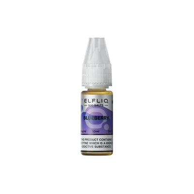 ELF Bar Vaping Products Blueberry ELFLIQ By Elf Bar 5mg Nic Salt 10ml (50VG/50PG)