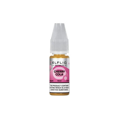 ELF Bar Vaping Products Cherry Cola ELFLIQ By Elf Bar 5mg Nic Salt 10ml (50VG/50PG)
