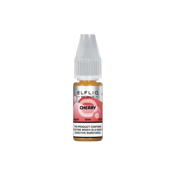 ELF Bar Vaping Products Cherry ELFLIQ By Elf Bar 5mg Nic Salt 10ml (50VG/50PG)