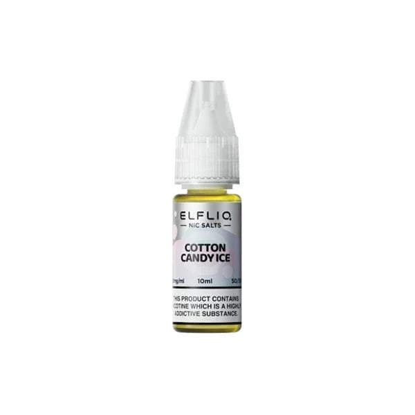 ELF Bar Vaping Products Cotton Candy Ice(P&B cloud) ELFLIQ By Elf Bar 5mg Nic Salt 10ml (50VG/50PG)