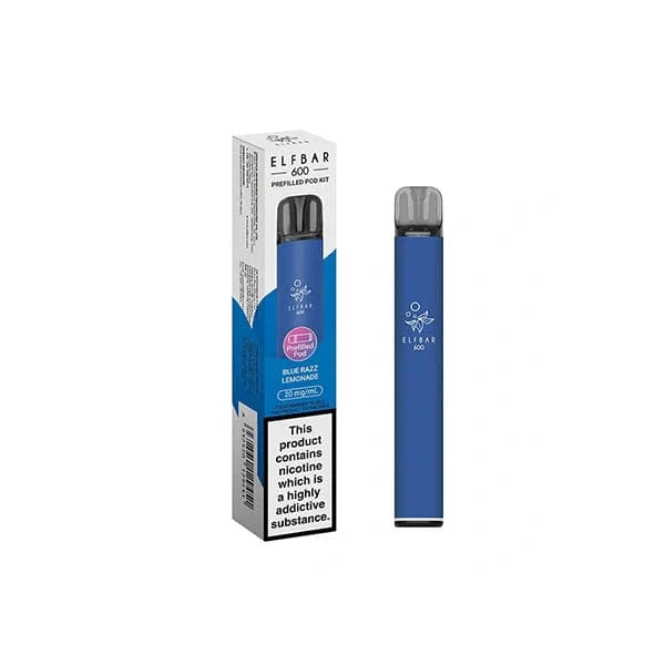 ELF Bar Vaping Products Elf Bar 600 20mg Prefilled Pod Vape Kit 600 Puffs