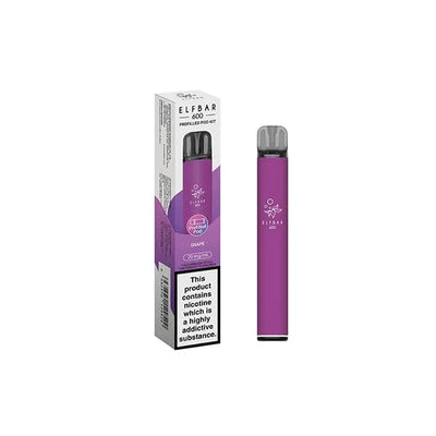 ELF Bar Vaping Products Elf Bar 600 20mg Prefilled Pod Vape Kit 600 Puffs