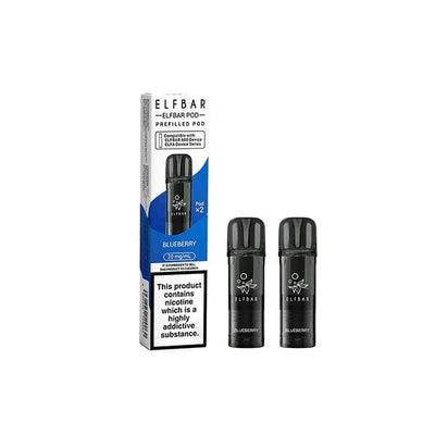 ELF Bar Vaping Products Elf Bar 600 20mg Prefilled Pods 2ml 1200 Puffs 2 Pcs