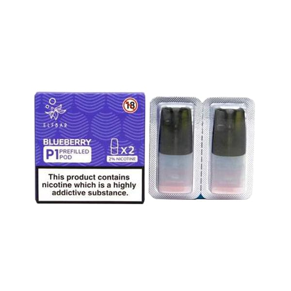 ELF Bar Vaping Products Elf Bar P1 Replacement 2ml Pods for ELF Mate 500