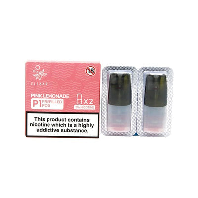 ELF Bar Vaping Products Elf Bar P1 Replacement 2ml Pods for ELF Mate 500