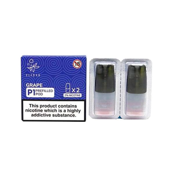 ELF Bar Vaping Products Elf Bar P1 Replacement 2ml Pods for ELF Mate 500