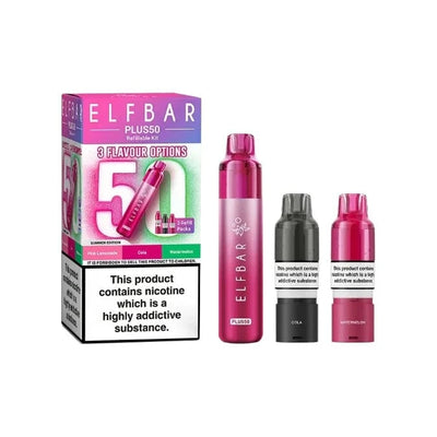 ELF Bar Vaping Products Elf Bar Plus50 Prefilled 50K Pod Vape Kit