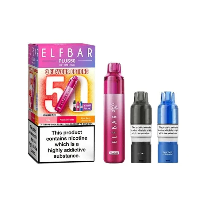 ELF Bar Vaping Products Elf Bar Plus50 Prefilled 50K Pod Vape Kit