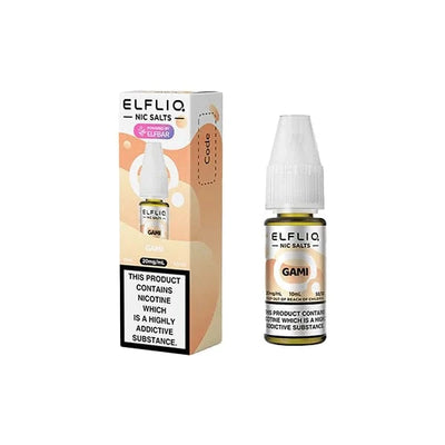 ELF Bar Vaping Products Gami ELFLIQ By Elf Bar 5mg Nic Salt 10ml (50VG/50PG)
