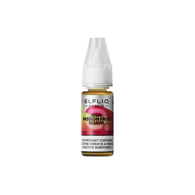 ELF Bar Vaping Products Kiwi Passion Fruit Guava ELFLIQ By Elf Bar 5mg Nic Salt 10ml (50VG/50PG)