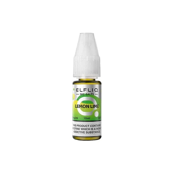 ELF Bar Vaping Products Lemon lime ELFLIQ By Elf Bar 5mg Nic Salt 10ml (50VG/50PG)