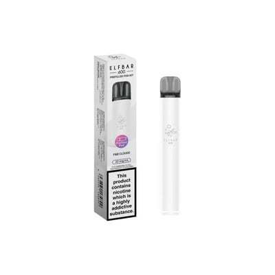 ELF Bar Vaping Products P&B Cloudd Elf Bar 600 20mg Prefilled Pod Vape Kit 600 Puffs