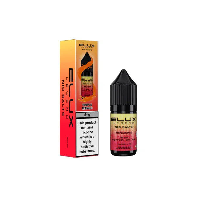 Elux Vaping Products 5mg Elux 10ml Nic Salt (50VG/50PG) - Stoptober Special Offer!