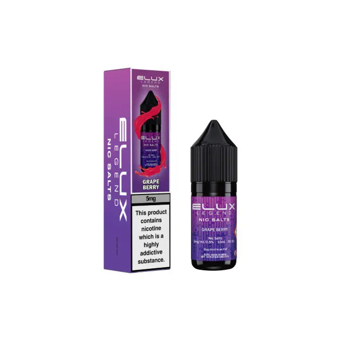 Elux Vaping Products 5mg Elux 10ml Nic Salt (50VG/50PG) - Stoptober Special Offer!