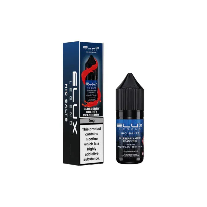 Elux Vaping Products 5mg Elux 10ml Nic Salt (50VG/50PG) - Stoptober Special Offer!