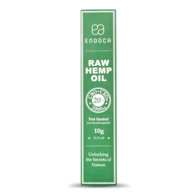 Endoca CBD Products Endoca 2000mg CBD+CBDa Raw Hemp Oil Extract
