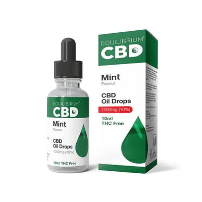 Equilibrium CBD CBD Products 1000mg Equilibrium CBD Oil 10ml - Mint Flavour