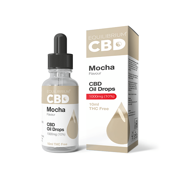 Equilibrium CBD CBD Products 1000mg Equilibrium CBD Oil 10ml - Mocha Flavour