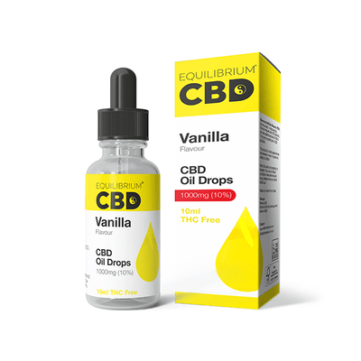 Equilibrium CBD CBD Products 1000mg Equilibrium CBD Oil 10ml - Vanilla Flavour