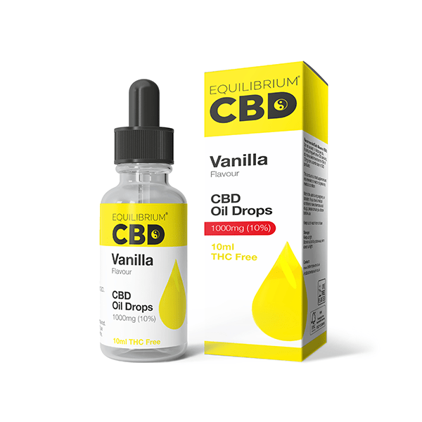 Equilibrium CBD CBD Products 1000mg Equilibrium CBD Oil 10ml - Vanilla Flavour