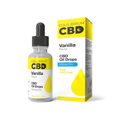 Equilibrium CBD CBD Products 500mg Equilibrium CBD Oil 10ml - Vanilla Flavour