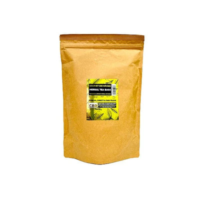 Equilibrium CBD CBD Products Equilibrium CBD 340mg Tea Turmeric & Ginger Catering Pack - 100 Biodegradable Pyramid Tea Bags