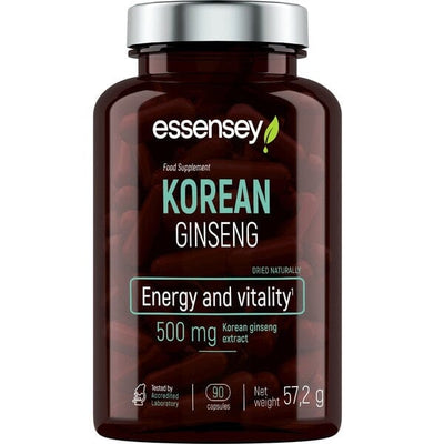Essensey Health and Wellbeing Korean Ginseng, 500mg - 90 caps