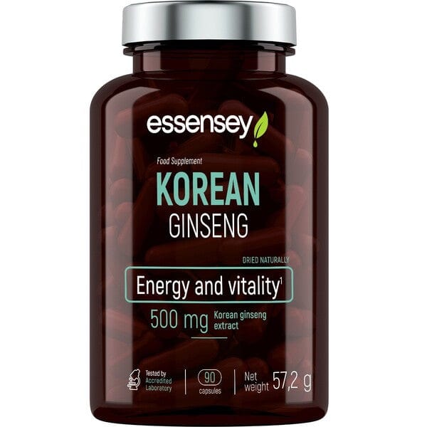 Essensey Health and Wellbeing Korean Ginseng, 500mg - 90 caps