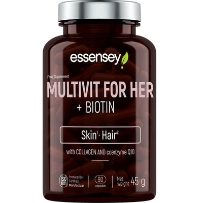 Essensey Health and Wellbeing Multivit for Her + Biotin - 90 caps