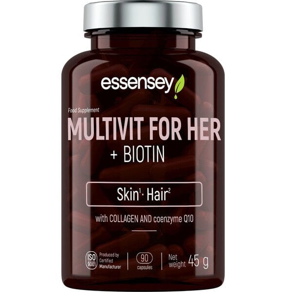 Essensey Health and Wellbeing Multivit for Her + Biotin - 90 caps