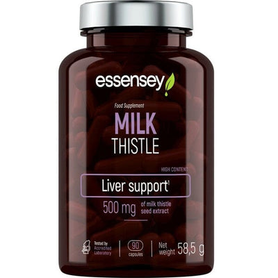 Essensey Liver Support Milk Thistle, 500mg - 90 caps